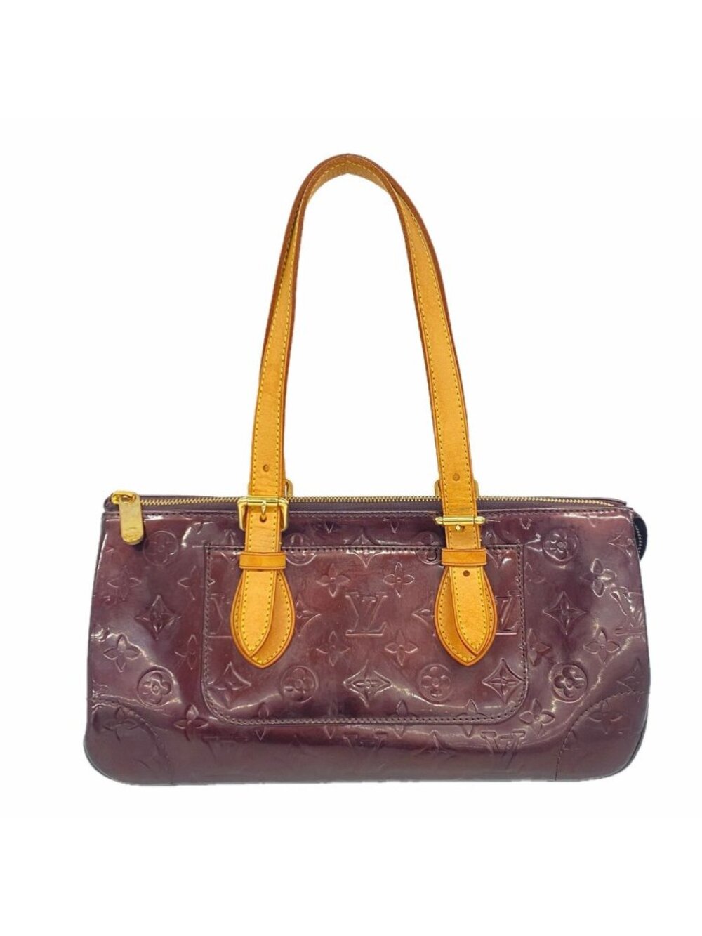 Louis Vuitton Shoulder Bag Vernis Rosewood Avenue Amarante